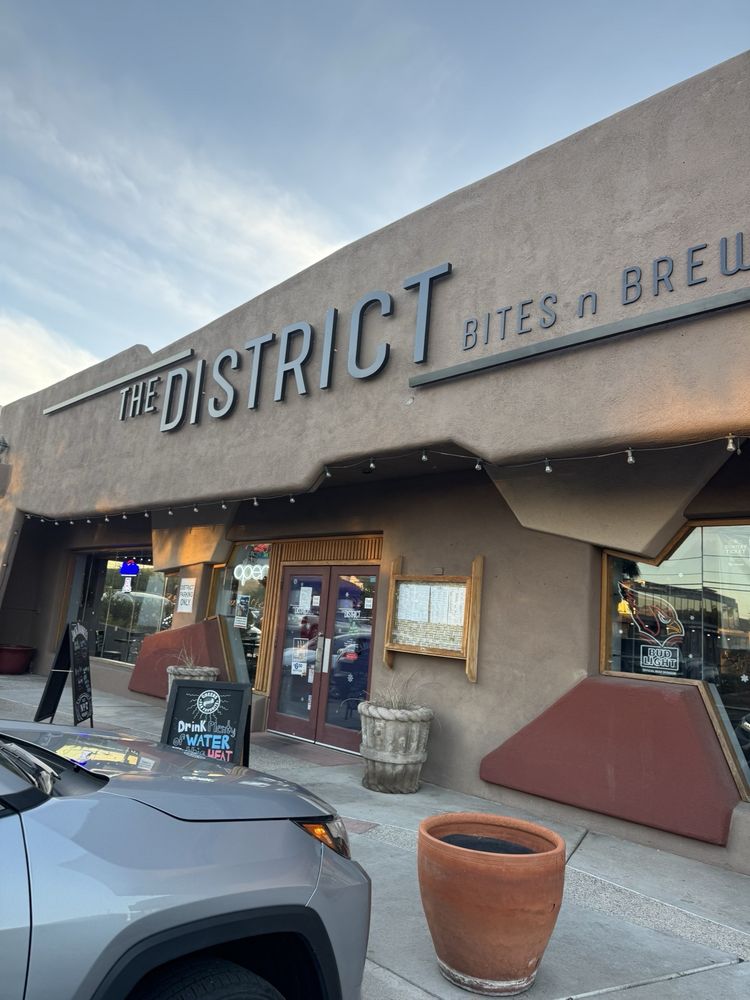 Cold drinks and cocktails at The District