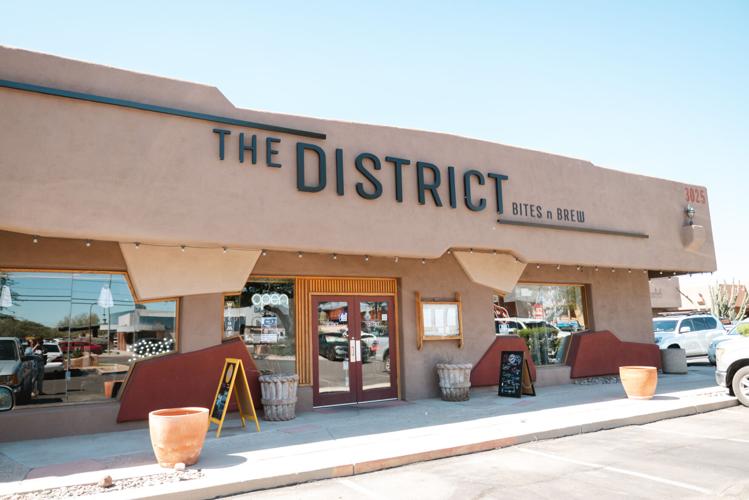 The District Bites N Brew interior and bar