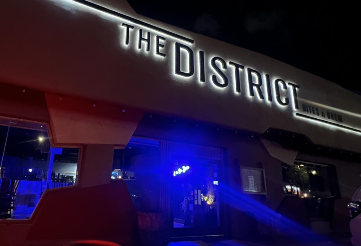 Wings and signature dishes at The District